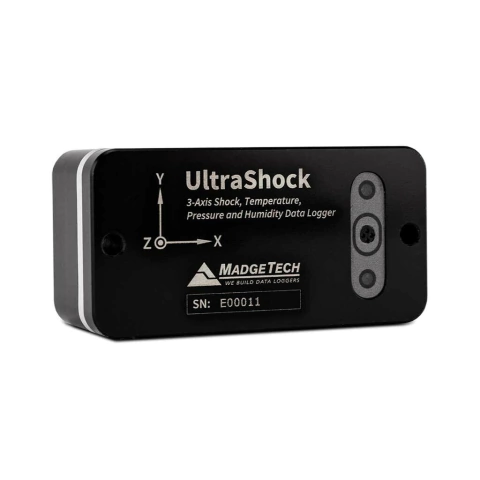 Datalogger vibraciones, temp y hr | UltraShock | MadgeTech - SOLTEC Instrumentos