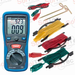 Telurimetro con jabalinas | DT-5300B | CEM en internet