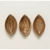 SET DE 3 COPETINEROS HOJAS ACACIA