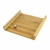 SERVILLETERO DE MADERA BAMBOO CON BOLITA METALICA