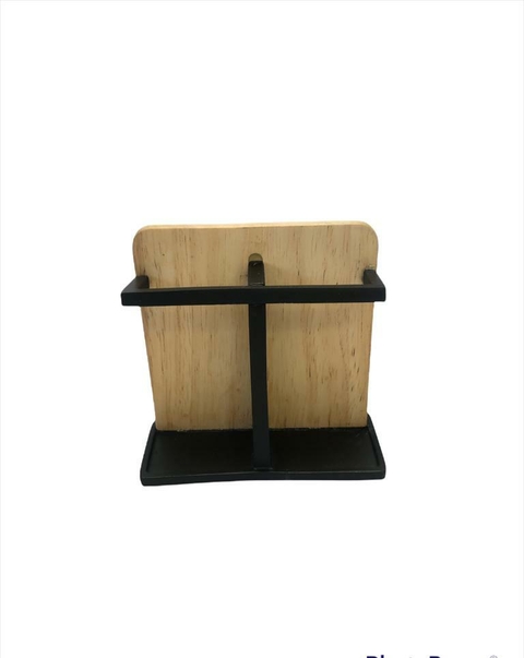 PORTA CEPILLOS NÓRDICO NEGRO