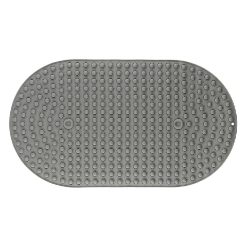 Antideslizante Ovalado Claudia Adorno Gris - comprar online