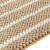 ALFOMBRA RAYADA DOS COLORES BEIGE Y BLANCO - comprar online