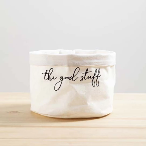 CESTO ORGANIZADOR CIRCULAR BLANCO STUFF