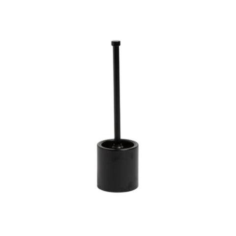 CEPILLO LIMPIA INODORO ACERO NEGRA PREMIUM