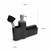DISPENSER FOGGIA NEGRO CON PORTA ESPONJA Y CEPILLO - Mdha Accesorios