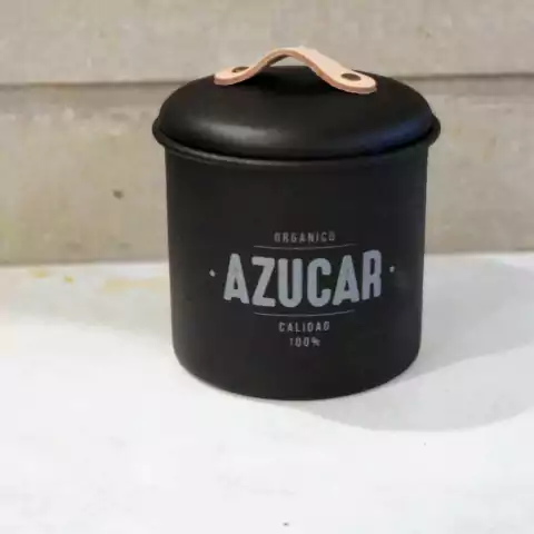 Tarro para Azucar Vintage Negro - comprar online