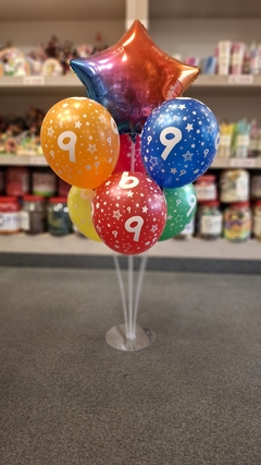 Kit ARREGLO DE GLOBOS CON BASE NUMEROS en internet