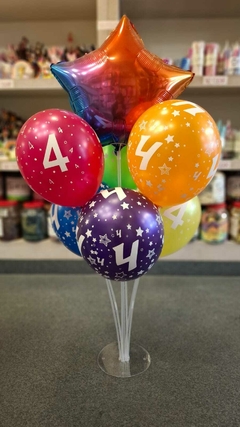 Kit ARREGLO DE GLOBOS CON BASE NUMEROS - Cotitop