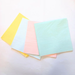 SERVILLETA 4 COLORES PASTELES ( 20 UNIDADES)