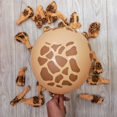 10 GLOBOS JIRAFA