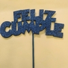 Topper Cake Feliz Cumpleaños Goma Eva con Gibre - comprar online