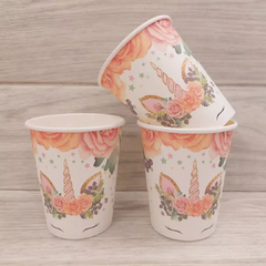 VASOS UNICORNIO FLORES