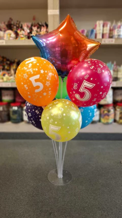 Kit DE GLOBOS ESTAMPADOS CON NUMEROS x 3 (SOLO PARA VENTA MAYORISTA) - Cotitop