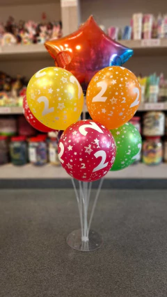 Kit DE GLOBOS ESTAMPADOS CON NUMEROS x 3 (SOLO PARA VENTA MAYORISTA)