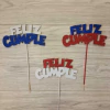 Topper Cake Feliz Cumpleaños Goma Eva con Gibre 2 colores - (SOLO VENTA MAYORISTA) - comprar online