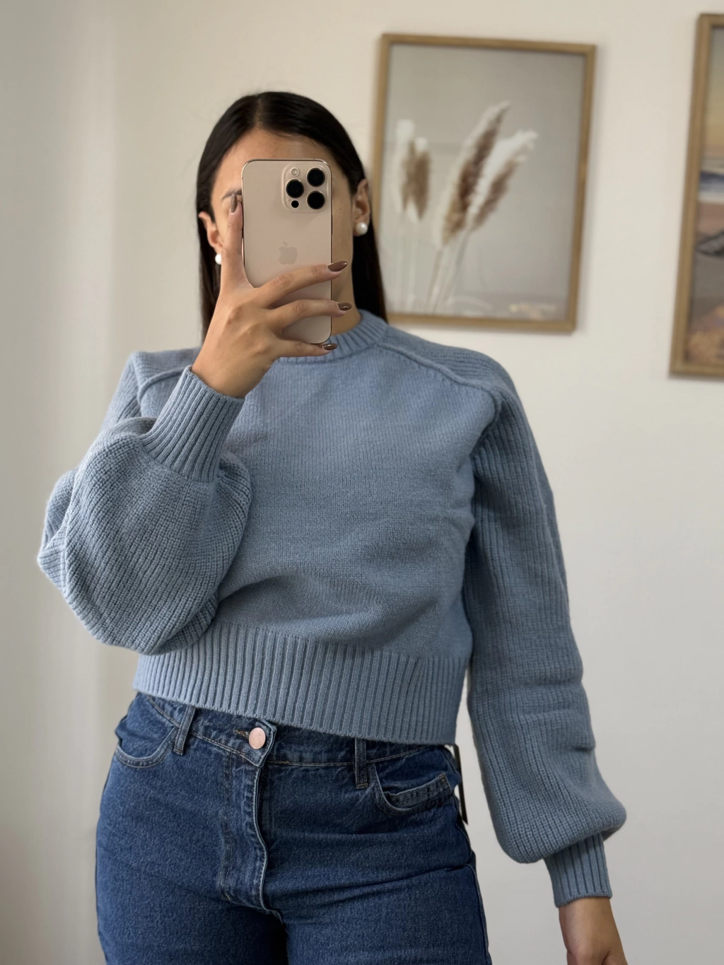Sweater CALANIT Ojorojo - (Celeste)