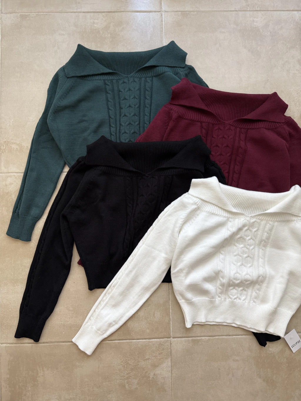 Sweater cuello bote