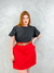 Short Saia Feminino com Cinto e Botão Encapado Plus Size - Styllus Anas Modas