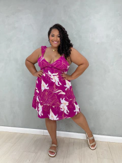 Vestido Curto Feminino Estampado