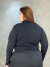 Blusa Feminina Gola Alta Manga Longa Plus Size - Styllus Anas Modas