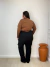 Imagem do Blusa Feminina Gola Alta Manga Longa Plus Size