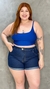 Cropped Feminino Alça Fina Suplex Plus Size - Styllus Anas Modas