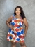 Macaquinho Feminino Estampado Alça Babado Plus Size na internet