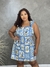 Macaquinho Feminino Estampado Alça Babado Plus Size