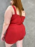 Imagem do Conjunto Curto Feminino Bengaline Plus Size