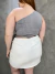 Short Saia Feminino Frente e Verso Plus Size - Styllus Anas Modas
