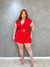 Macaquinho Feminino Correntinha com Cinto Encapado Plus Size