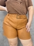Short Feminino Courino com Cinto Plus Size na internet