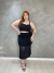Cropped Feminino Alça Trançada Plus Size