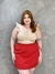 Cropped Feminino Manga Babado Plus Size