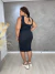 Vestido Feminino Canelado Detalhe Atrás Plus Size - Styllus Anas Modas