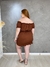Vestido Curto Feminino Lastéx Plus Size - loja online