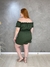 Vestido Curto Feminino Lastéx Plus Size - loja online