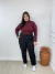 Blusa Feminina Gola Alta Manga Longa Plus Size - Styllus Anas Modas