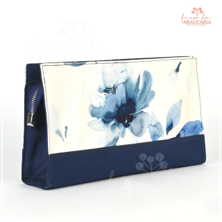 Bolsa para Projetos com Estojos de Enrolar Knitpro (Flor)