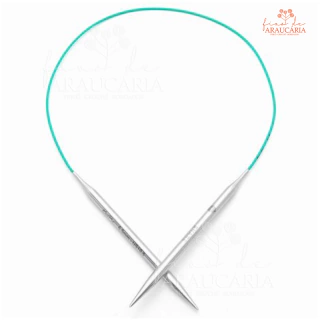 Agulhas Circulares para Tricô Cabo Fixo 25cm Mindful (2mm)