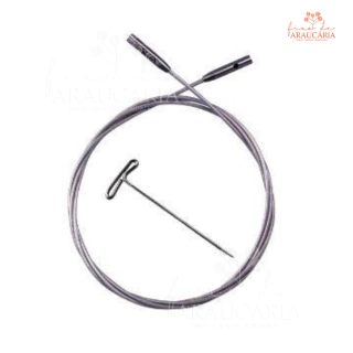 Cabo para Agulha Circular Intercambiável SWIV360 Twist Chiaogoo (S-13cm)