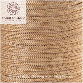 Náutico Duo 5mm (Simone Beltrão - Champagne c/Nude Perolado)