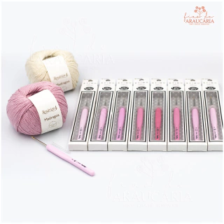 Agulha para Crochê Etimo Rose Lace (0.40mm)