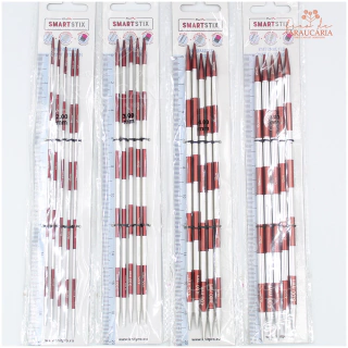 Agulhas de Ponta Dupla para Tricô 20cm SmartStix (2mm)