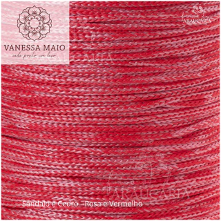 Náutico Duo 5mm (Sândalo e Cedro - Rosa c/Vermelho)