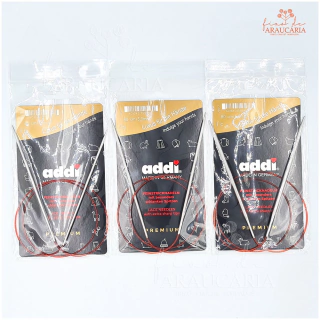 Agulhas Circulares para Tricô Cabo Fixo 80cm Lace (2mm)