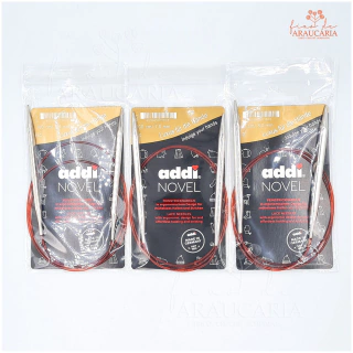 Agulhas Circulares para Tricô Cabo Fixo 100cm Addinovel (2.5mm)