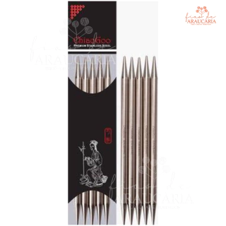 Agulhas de Ponta Dupla para Tricô 20cm Chiaogoo (2mm)