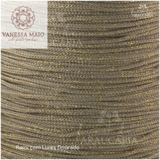 Náutico 3mm c/Lurex (Ramí c/Lurex Dourado)